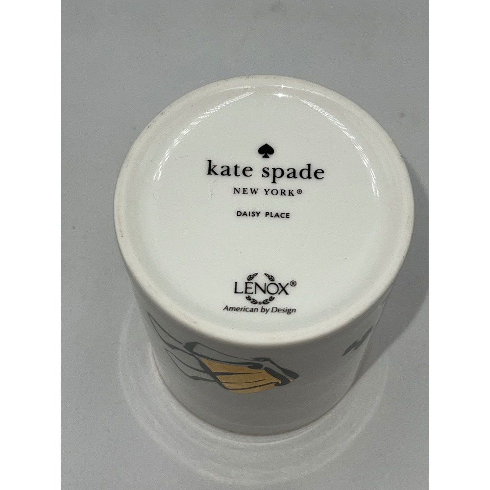 Kate Spade Lenox Pencil Cup  White  Daisy Place Office Decor - Picture 6 of 8